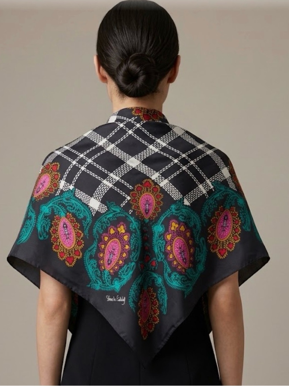 Diane Von Furstenberg Vintage Silk Scarf